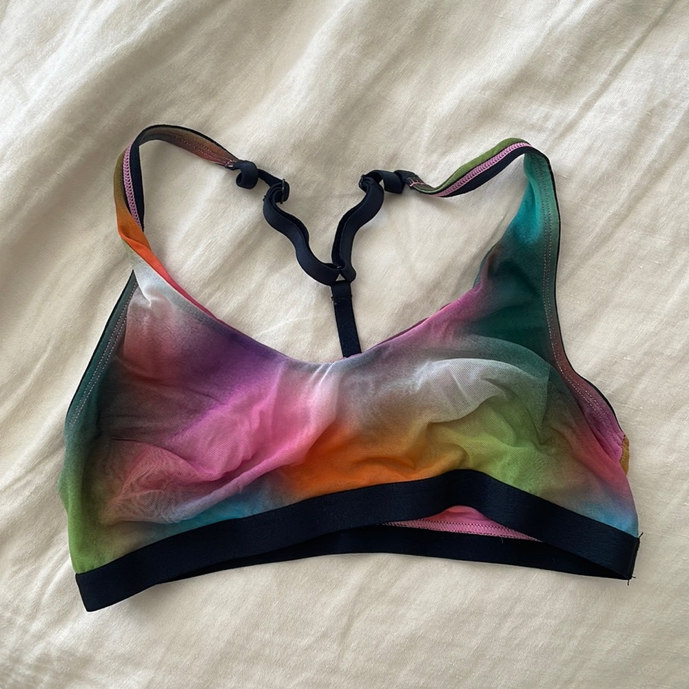 Parade Multicolor Mesh Racerback Bra